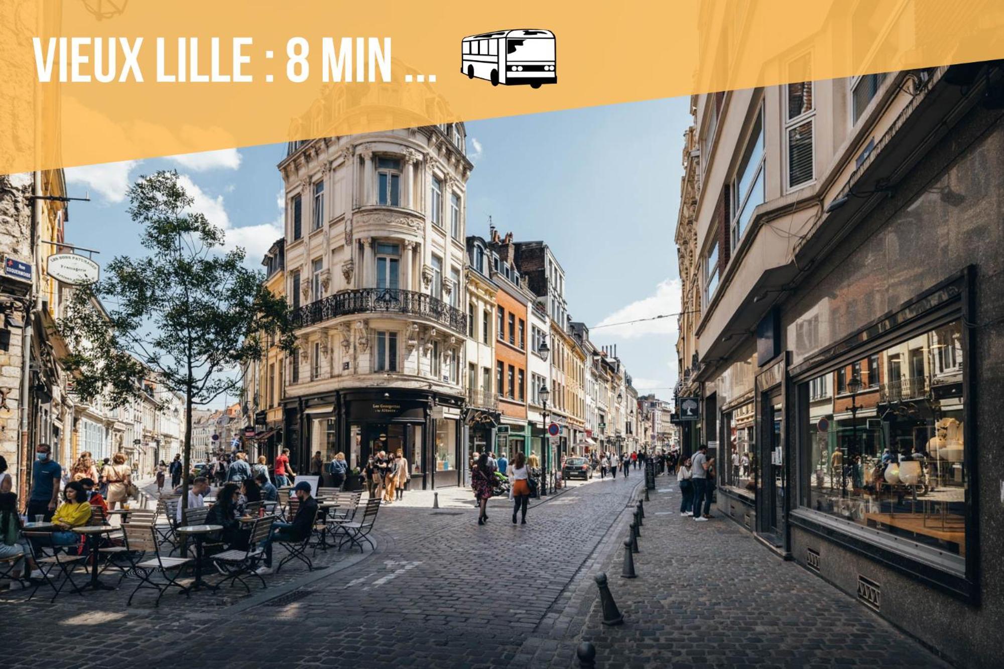 شقة Le Design *Vieux Lille*Parking Gratuit*Fibre لا مادلين المظهر الخارجي الصورة